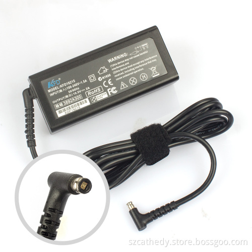 19.5 V DC 2.0 a AC Adapter for Sony Sony Vgp-AC19V74 Laptop Charger